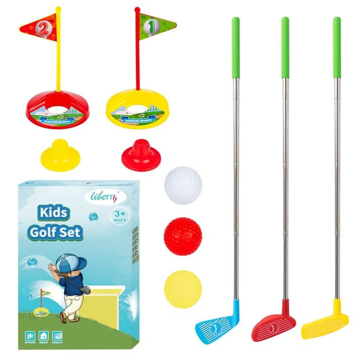 Liberry Kids Golf Set, Retractable Toy Golf Clubs for Toddlers Kids 35