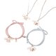 thumbnail image 2 of Sanrio Kuromi-Conjunto de 2 pulseras magnéticas para estudiantes y amigos, collar con diseño de perro, canela, Kawaii, ideal como regalo, 2 of 2