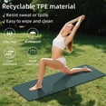 thumbnail image 2 of Lamei Foldable Yoga Mat, Extra Thick 1/2 inch Exercise Mat for Home Workout, Non-Slip Pilates Mats, Easy Storage, Quick Fold, No Curl(Green), 2 of 7