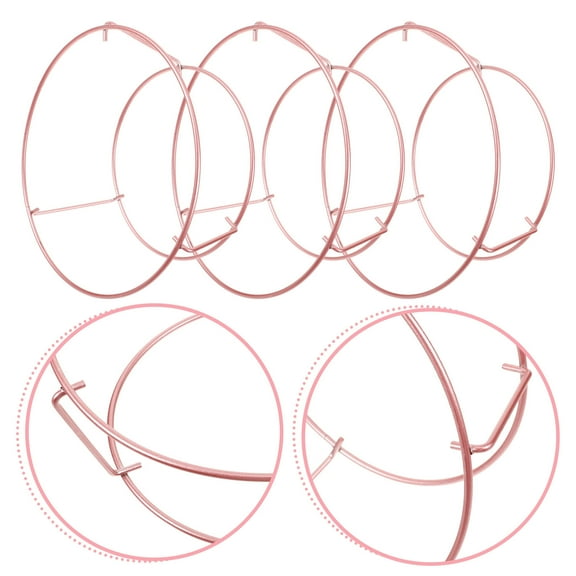 FRCOLOR 3 Pcs Wire Rack Baking Bakers Rack 22.50X22.50X9.50CM Pink