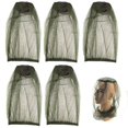 thumbnail image 1 of Mosquito Hat, Mosquito Nets Mosquito Head Net Head Protection Net Anti Mosquito Face Protector,5 Pieces, 1 of 5