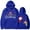 Blue, variant on Hoodies for Women,Plus Size Essential Crewneck Hooded Sweatshirt Fashion Women Casual Hooded Slim Zipper Fleece Sweater Coat