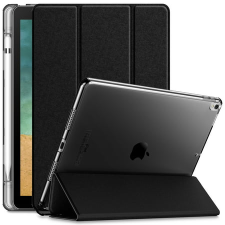 Infiland Slim Wake/Sleep Translucent Frosted Back Cover Case for iPad Pro 10.5