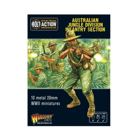 Warlord Games Australian Jungle Division Infantry Section New