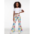 thumbnail image 4 of Girls Flare Pants, Girls Flared Bell Bottom Pants, Wide Leg Casual Trousers for Girls Ages 3-13Y, Comfortable All Season Girls Pants, 4 of 6