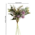 thumbnail image 2 of Hoppin Gee Autumn and Winter Artificial Plant,Purple Dandelion Pine Leaf vase Bouquet,for Party Wedding Interior Decoration, 2 of 5
