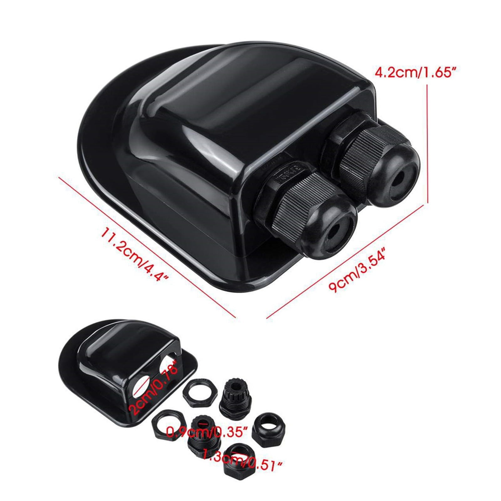 Camper Accessories Caravan Solar Car Junction Box Roof Wire Entry Solar Cable Motorhome Junction Box RV Caravan Accessories ,RV Universal Fit