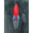 thumbnail image 2 of Nieman, Rachel 19x24 White Modern Wood Framed Museum Art Print Titled - Flower Rocket, 2 of 4