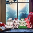 thumbnail image 4 of SUNSIOM Christmas Candy Bag Set Hanging Drawstring Gift Bags Treat Bags with Rope and Tag/Stickers, 4 of 6
