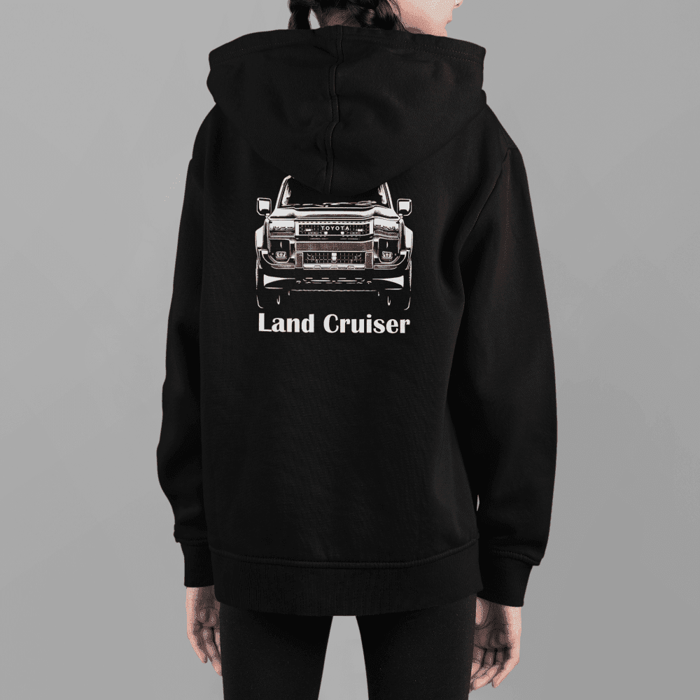 Toyota Land Cruiser Zip-Up Hoodie-Rugged Off Road Gear