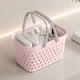 thumbnail image 1 of Handheld Shower Basket Plastic Small Basket Storage Basket Woven Storage Basket Bathroom Underwear Frame Carrying Basket Shower Basket Shower Basket, 1 of 6