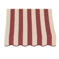 thumbnail image 2 of Awntech 4.375 ft Nantucket Fixed Awning Acrylic Fabric, Burgundy/Tan Stripe, 2 of 2