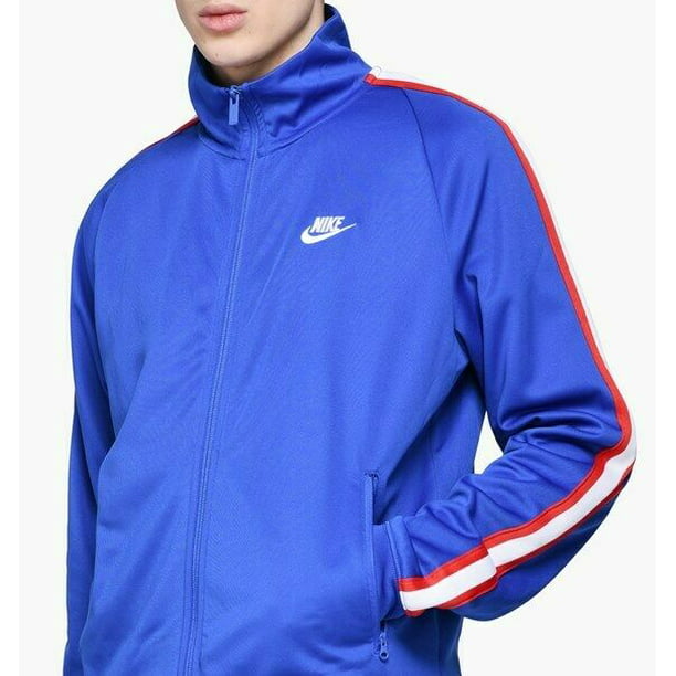 Nike N98 Loose Fit Royal Blue/White Men's Track Jacket Size 2XL - Walmart.com