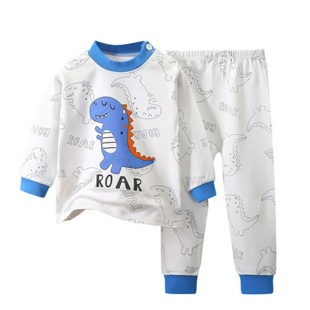 

Fall Winter Savings Clearance 2024! QNANSPI Toddler Pajama Sets Toddler Girls and Boys Summer Two Piece Set Sleepwear Set White 7-8 Years
