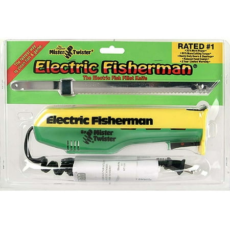 Mister Twister Electric Fisherman Filet Knife (Best Electric Knife For Cleaning Fish)