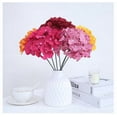 thumbnail image 4 of Namzi Artificial Flowers Set of 10 for Wedding Decoration and Background Wall Decor, Silk and Plastic Fake Flowers for Events and Home Decor,Orange, 4 of 4