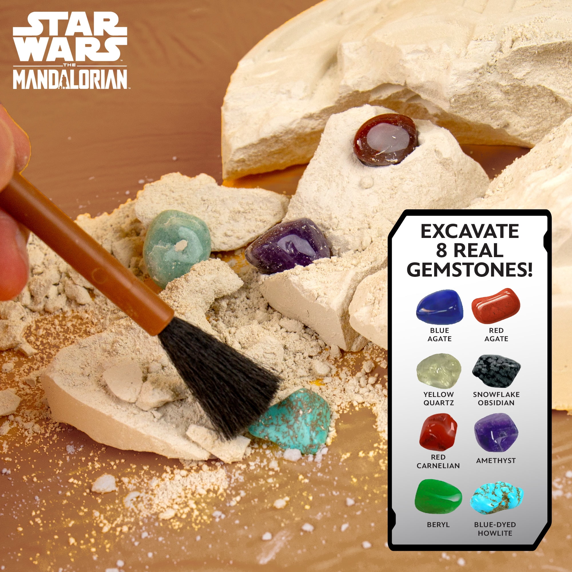 STAR WARS The Armorer Gemstone Dig, Boys and Girls, Child, Ages 8+