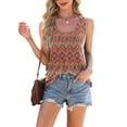 thumbnail image 6 of BadPiggies Women's Tank Tops Tie Dye Summer T Shirts Sleeveless Casual Loose Tunic Blouses, 6 of 8