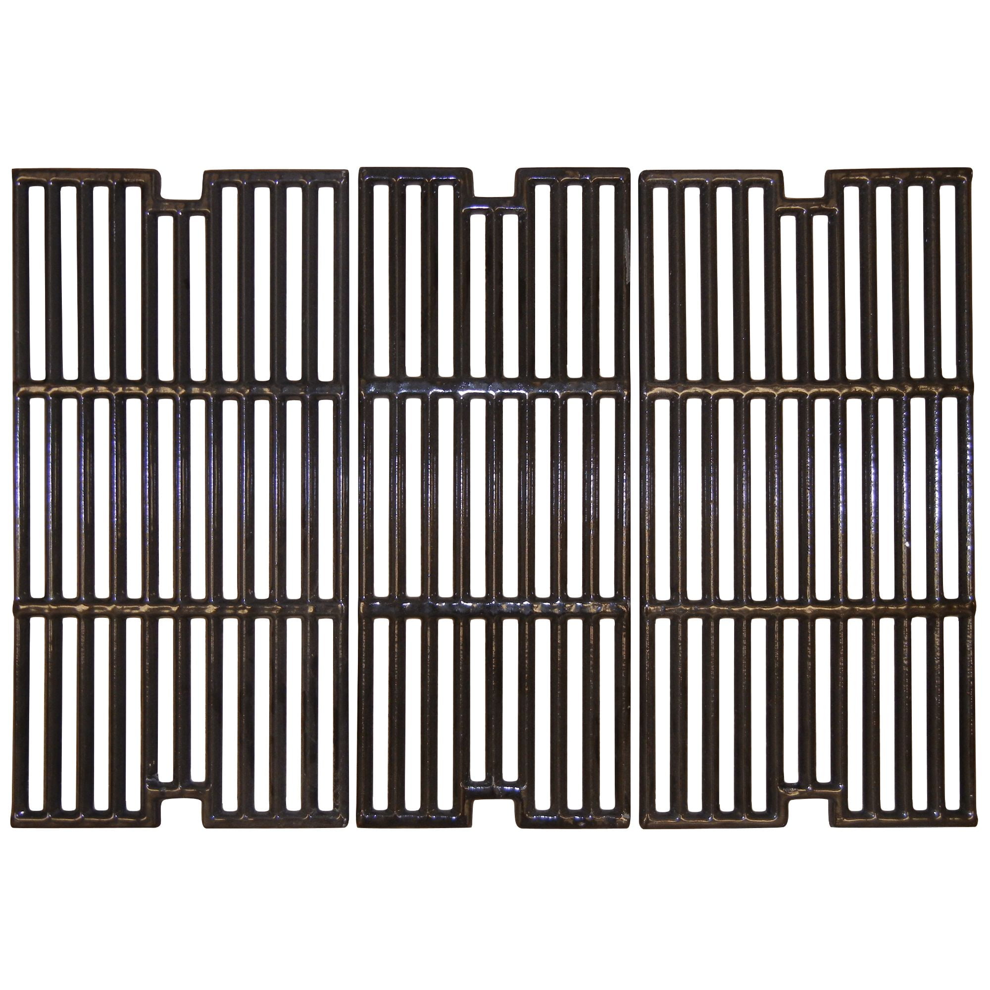 3pc Gloss Cast Iron Cooking Grid for BBQ Pro and Charbroil Gas Grills