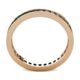 thumbnail image 4 of TriJewels 1.58 ctw Round Lab Created Alexandrite (2.40 mm) Eternity Band in 10K Rose Gold, 4 of 6