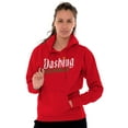 thumbnail image 4 of Christmas Dashing Through The Snow Hoodie Sweatshirt Women Men Brisco Brands X, 4 of 6