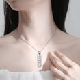 thumbnail image 4 of Cylinder Urn Necklace for Ashes Glass Hollow Cylinder Vial Keepsake Urn Cremation Jewelry Memorial Lockets Ashes Holder for Women Men, 4 of 9