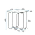 thumbnail image 5 of Modern Tempered Glass Coffee Table End Table Side Table for Living Room,bedroom, Transparent, 5 of 7