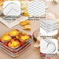 thumbnail image 6 of VALUNE 3-Pack 7 Inch Stackable Stainless Steel Air Fryer Racks with Silicone Feet, Air Fryer Accessories Fit for Ninja Crispi/Pro 5QT, Cosori 5QT, Chefman 5-6QT & More, 6 of 9