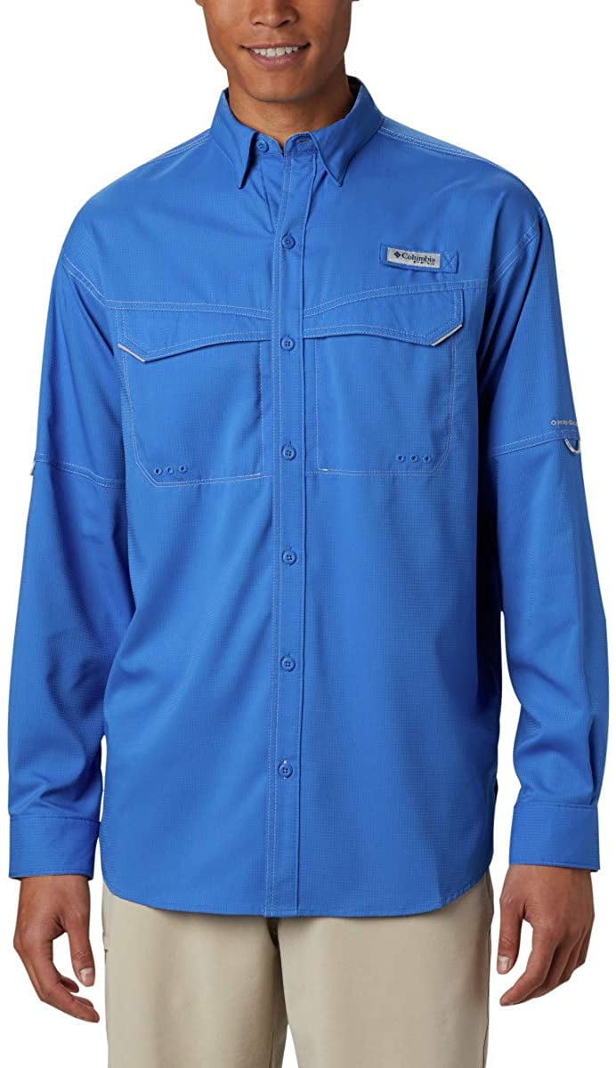 columbia men's low drag offshore long sleeve shirt - Walmart.com