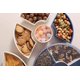 thumbnail image 3 of XKXKKE Platos para servir divididos con tapa, tazones para servir, bandeja multifuncional para refrigerios para frutas, nueces, dulces, galletas, verduras (azul), 3 of 3
