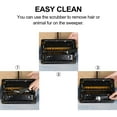 thumbnail image 6 of Eyliden Manual Hand Push Carpet Sweeper Cleaner for Low Carpets Rugs, Yellow Color, 6 of 7