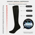 thumbnail image 3 of Xmarks Zipper Compression Socks Men & Women - 3 Pairs Of Closed Toe Compression Socks Knee High Skin M, 3 of 5