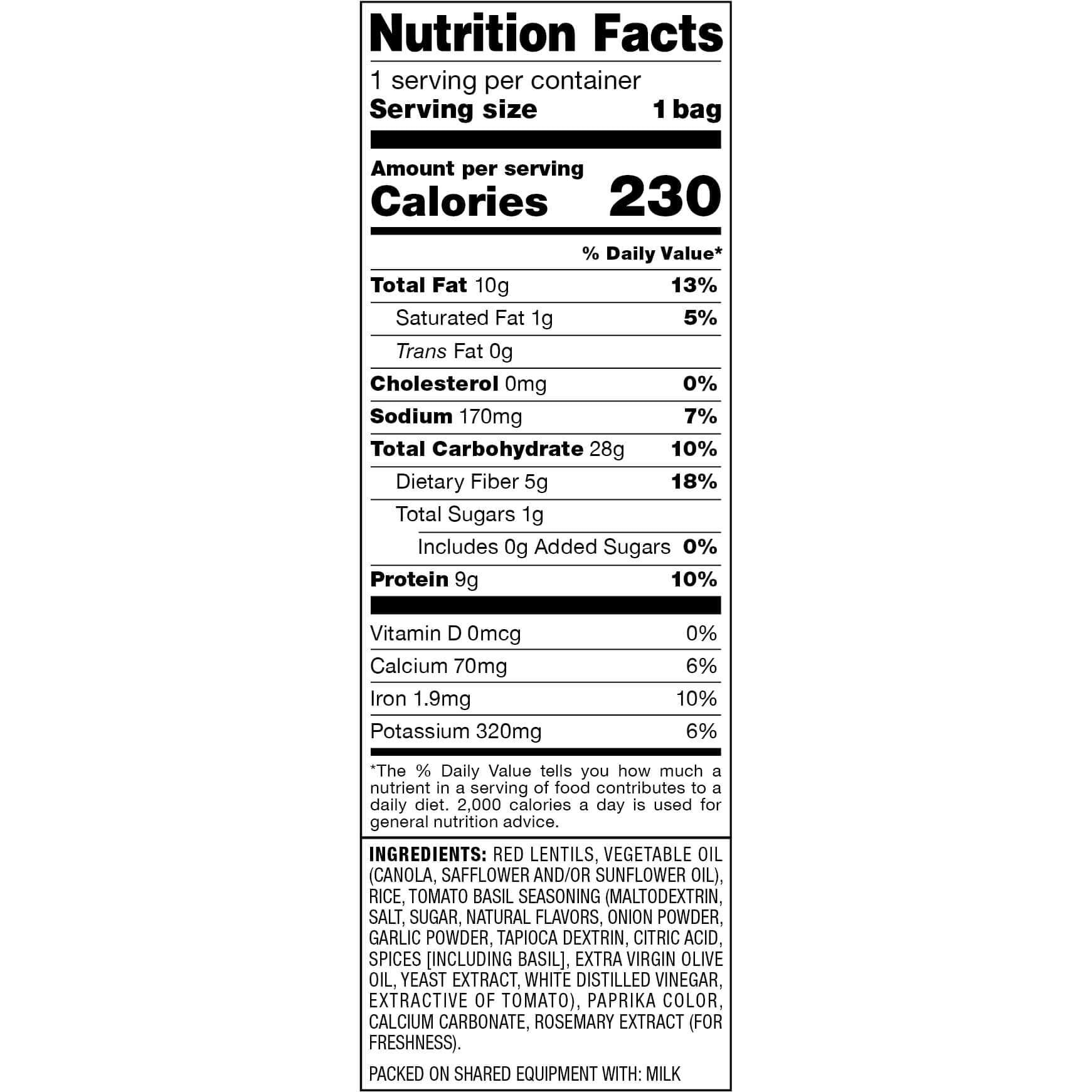 Harvest Snaps Snack Crisps | Tomato Basil, 1.75 Oz. Bag, 16-Pack | Powered by Plant Protein, Gluten Free, Non-GMO Baked Vegetable Crisps | Made in USA