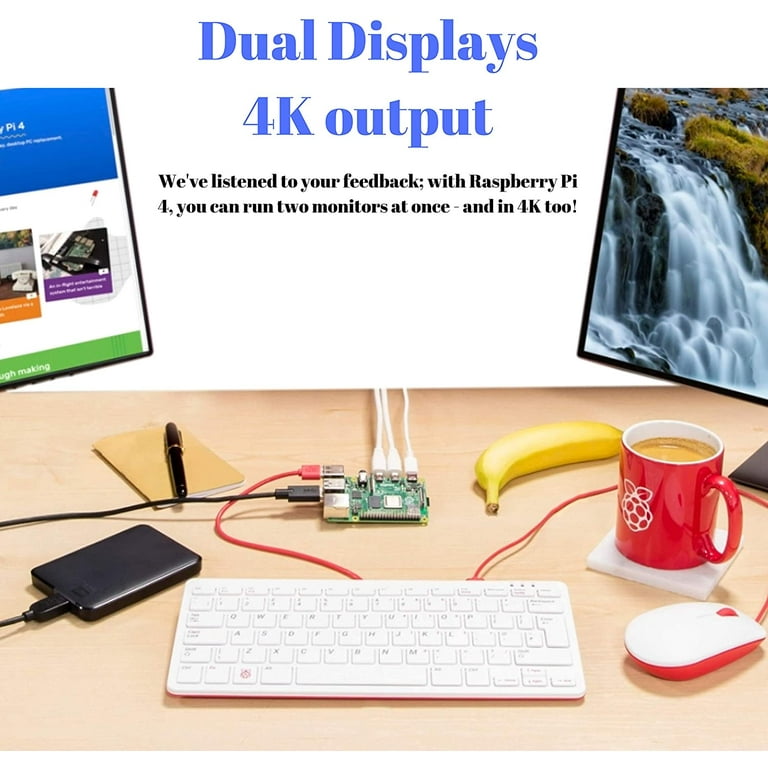 NEEGO Raspberry Pi 4 4GB Complete Kit - 4GB RAM - Walmart.com