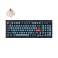 thumbnail image 1 of Keychron V5 Max Wireless RGB Mechanical Keyboard - Hot-Swappable, Jupiter Red Switches, ABS Plastic Frame - Knob, 96% Layout (100 Keys), Windows Mac OS Linux, Carbon Black (V5M-D1), 1 of 8