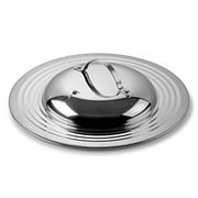 Stainless Steel Universal Lid with Adjustable Steam Vent, Fits All 7 Inch to 12 inch Pots and Pans - Replacement for Frying Pan Cover and Cookware Lids
