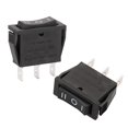 thumbnail image 1 of Interruptor basculante Baomain SPDT de encendido/apagado/encendido, 16 A, 250 V AC, negro, paquete d, 1 of 6