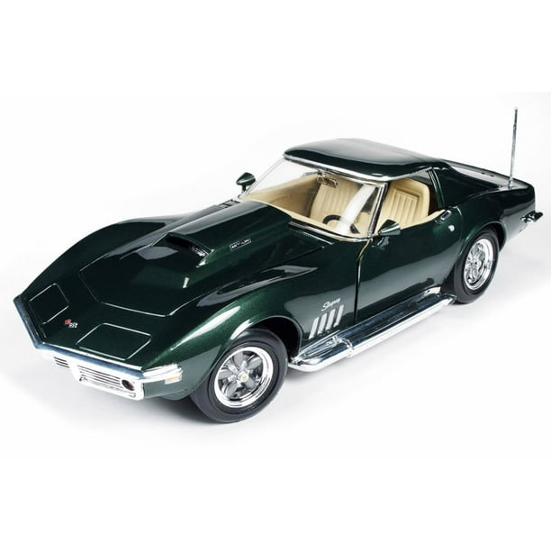 1969 Chevy Corvette, Fathom Green Auto World ERTL AMM1010 1/18