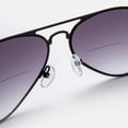 thumbnail image 2 of 2 Pairs Bifocal Tinted Reading Glasses Sunglasses Metal UV400 Readers, 2 of 5