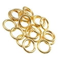 thumbnail image 5 of 20 Pcs Zinc Alloy Open Jump Rings Split Polished Plated Spring Rings Jewelry Making Findings 4.0x28MM (Golden), 5 of 5