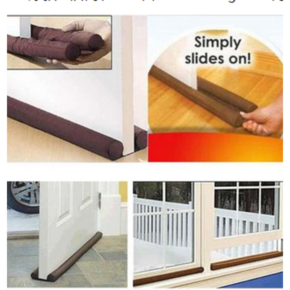 Sliding Glass Door Draft Stopper