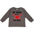 thumbnail image 3 of Inktastic My Poppy Loves Me Grandchild Boys or Girls Long Sleeve Toddler T-Shirt, 3 of 5
