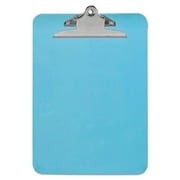 UNV 8.5 x 12 in. Holds Plastic Clipboard with High Capacity Clip, Blue