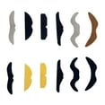thumbnail image 4 of Runquan 12 Pieces Halloween Mustache Dress up Simulation Facial Hair for Party Role Play Multi Color, 4 of 8