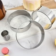 thumbnail image 4 of FUNGYAND Stainless Steel Pastry molds - Dough Pastry Cake Circle Cutting Ring Molds, 4 of 5