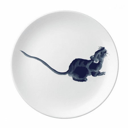 

Chinese Zodiac Clever Vitality Intelligence Plate Decorative Porcelain Salver Tableware Dinner Dish