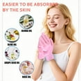 thumbnail image 5 of Moisturizing Gloves and Socks, Gel Spa Moisturizing Therapy Sock ＆ Glove, Overnight Gloves for Dry Hands, Repair and Soften Aging, Hand and Feet Care for Chapped and Dry Skin (Pink), 5 of 7