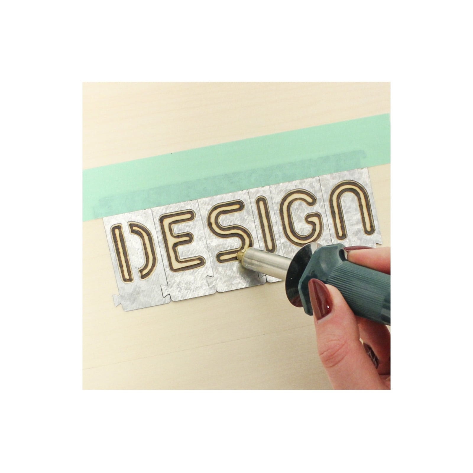 Walnut Hollow Creative Woodburner Alphabet Stencils - 26ct.