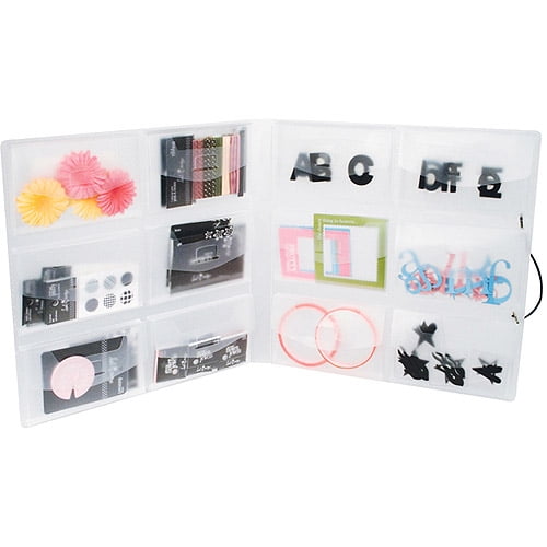 Cropper Hopper Scrapbook Organizer, Frost 14X14 W/12 Pockets 6.25X3.75