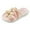 Pink, variant on Gyujnb Girls Slide Sandals, Flower and Pearl Detail Soft Sole Open Toe Casual Beach Shoes (Toddler, Little Girls, Big Girls),3.5-4 Years